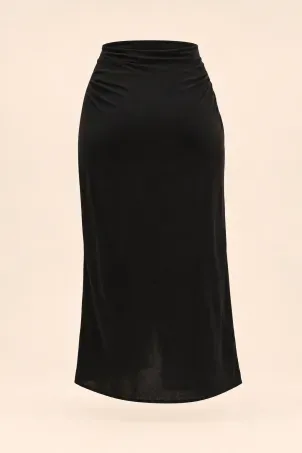 saia pareô midi falésias preto e branco